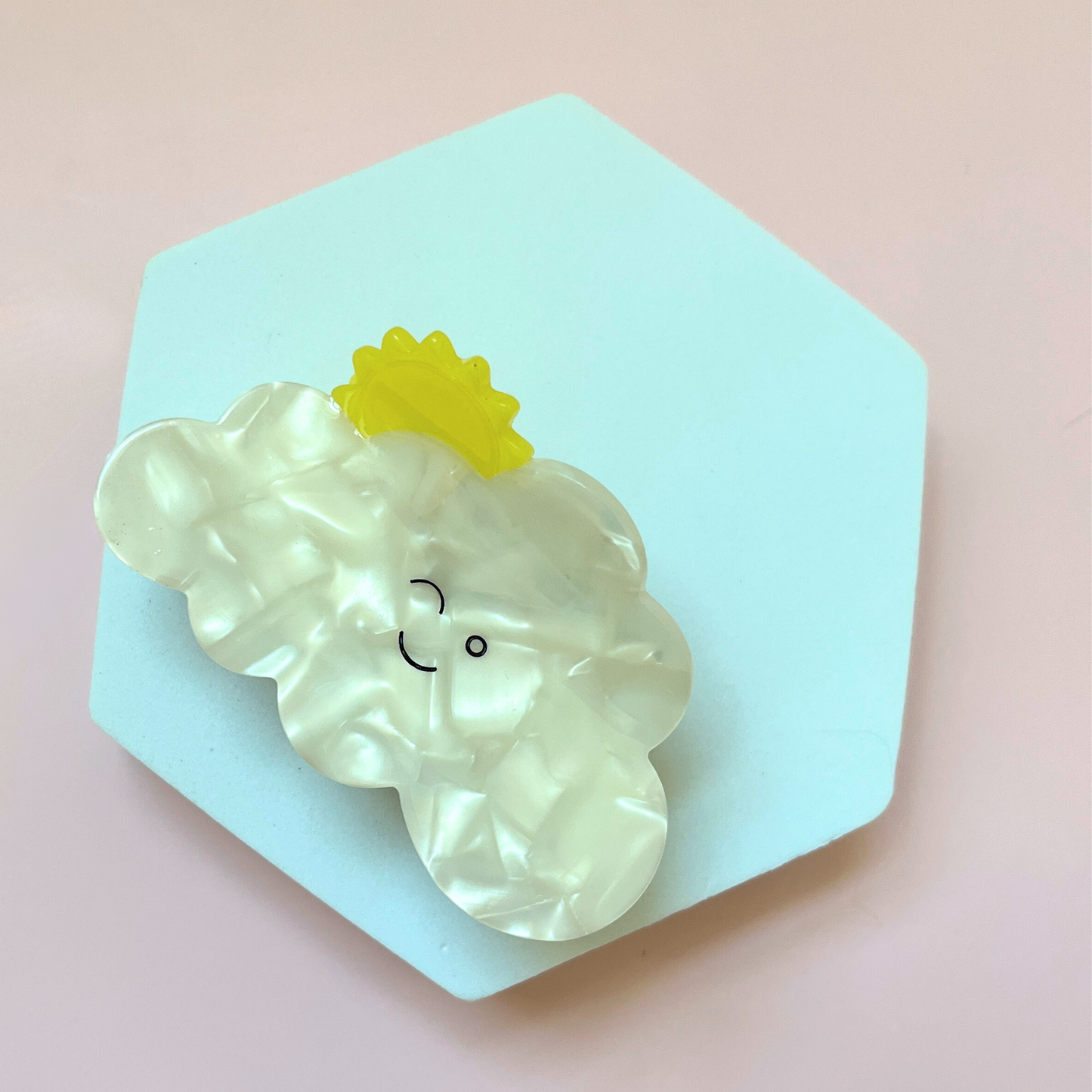 Mona Cellulose Acetate Hair Claw Clips