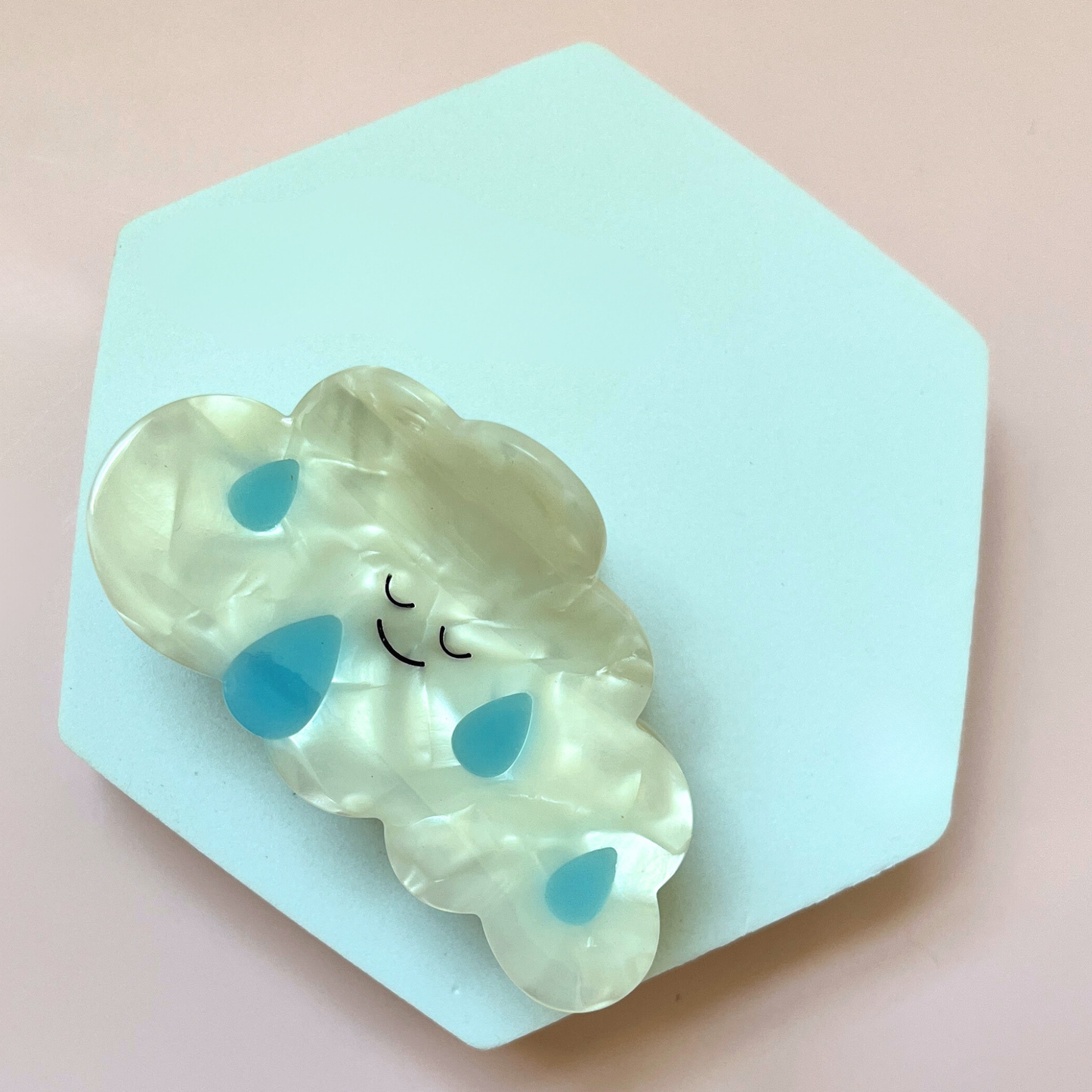 Mona Cellulose Acetate Hair Claw Clips