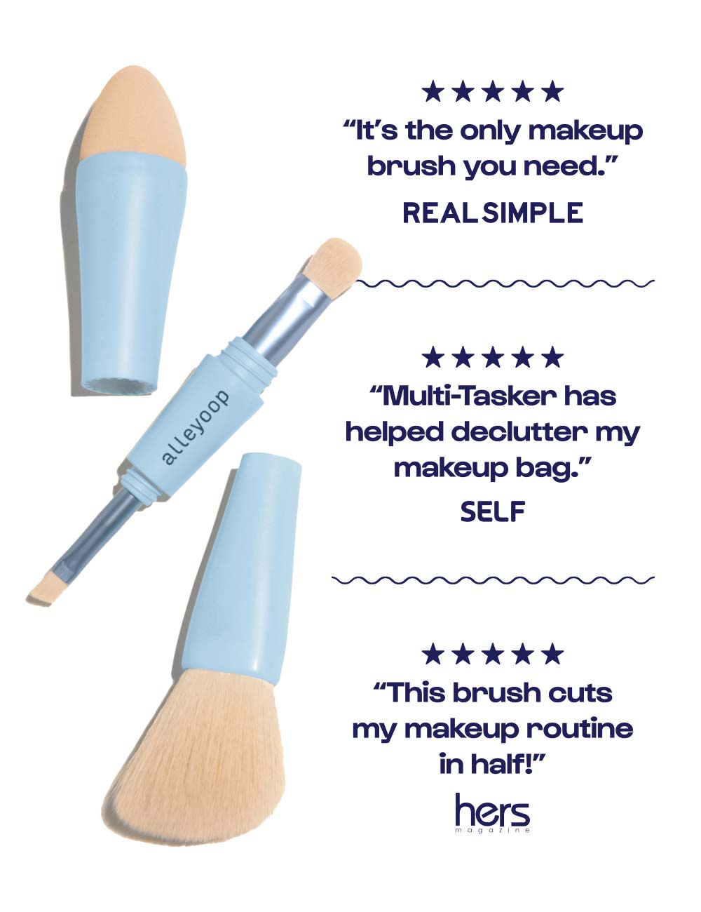 Multi-Tasker All In One Makeup Brush
