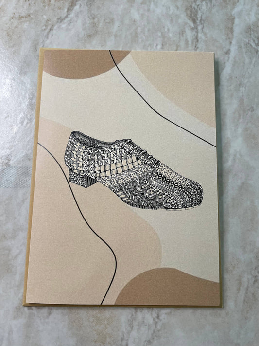 Denali & Co. Dance Shoes Greeting Cards: Tap Shoe