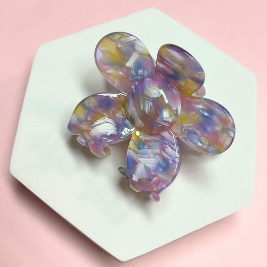 Hana Cellulose Acetate Hair Claw Clips