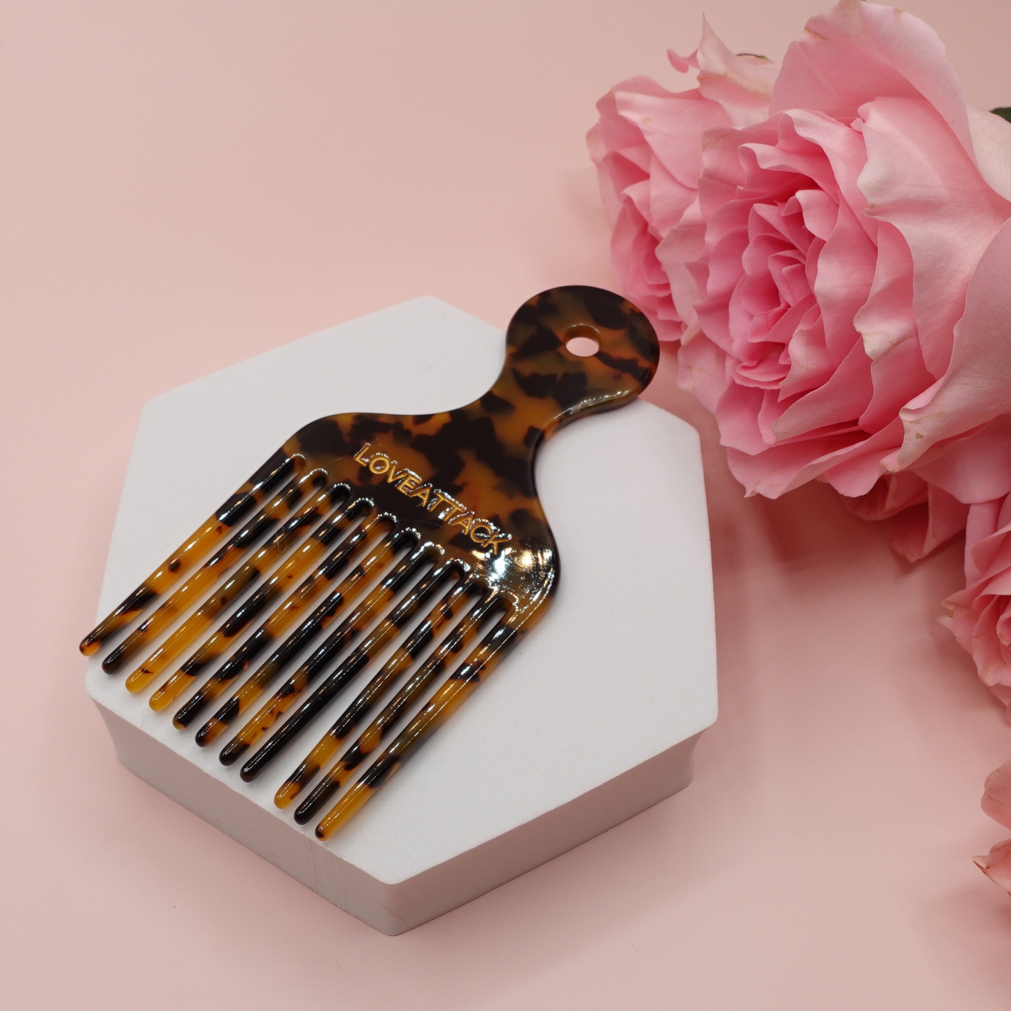 Cellulose Acetate Pick Hair Combs