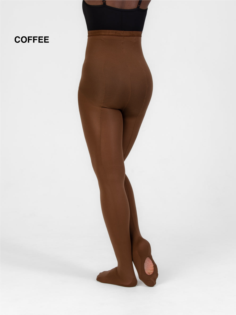 TotalSTRETCH Back Seam Regular Mesh Convertible Tights (Body Wrappers A45/C45)