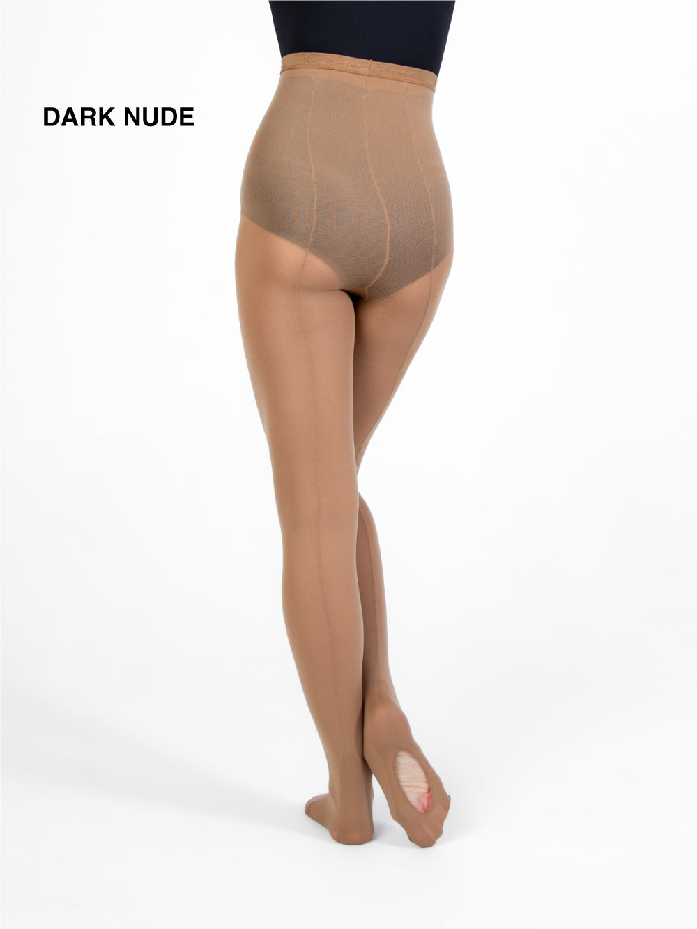 TotalSTRETCH Back Seam Regular Mesh Convertible Tights (Body Wrappers A45/C45)