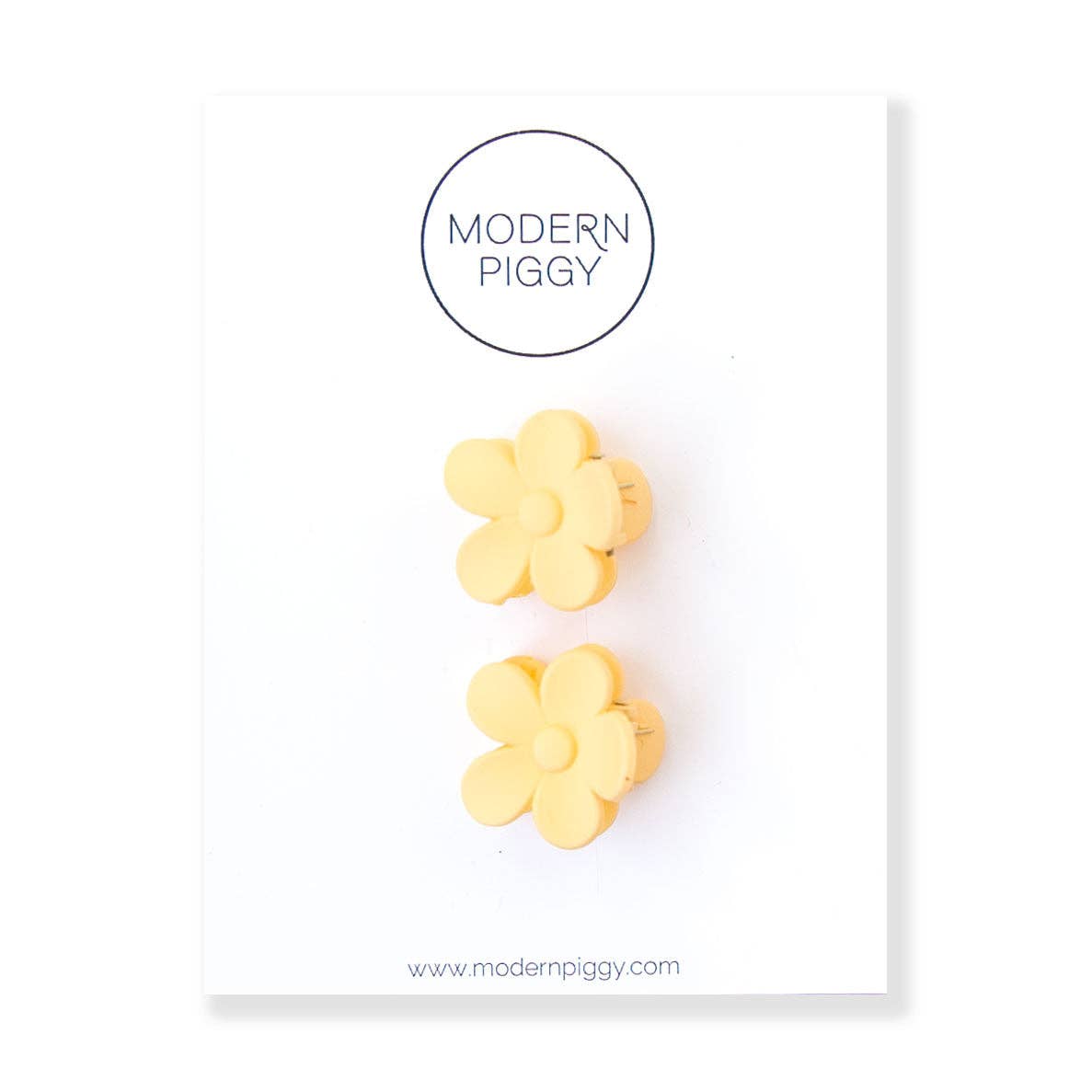 Banana | Medium Bloom Claw Clip Set