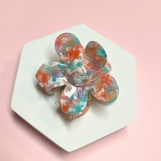 Hana Cellulose Acetate Hair Claw Clips