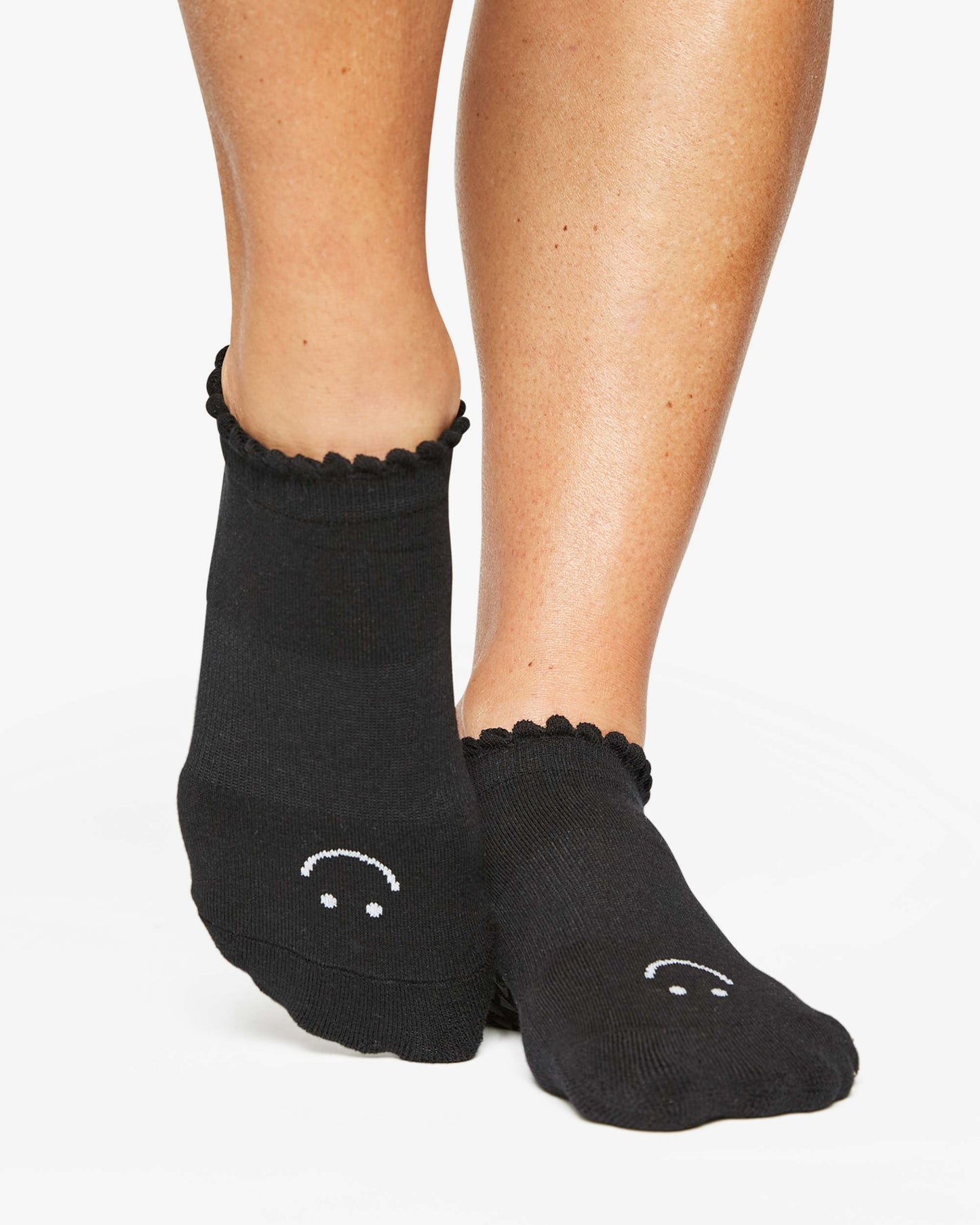 Happy Grip Sock: M/L / Black