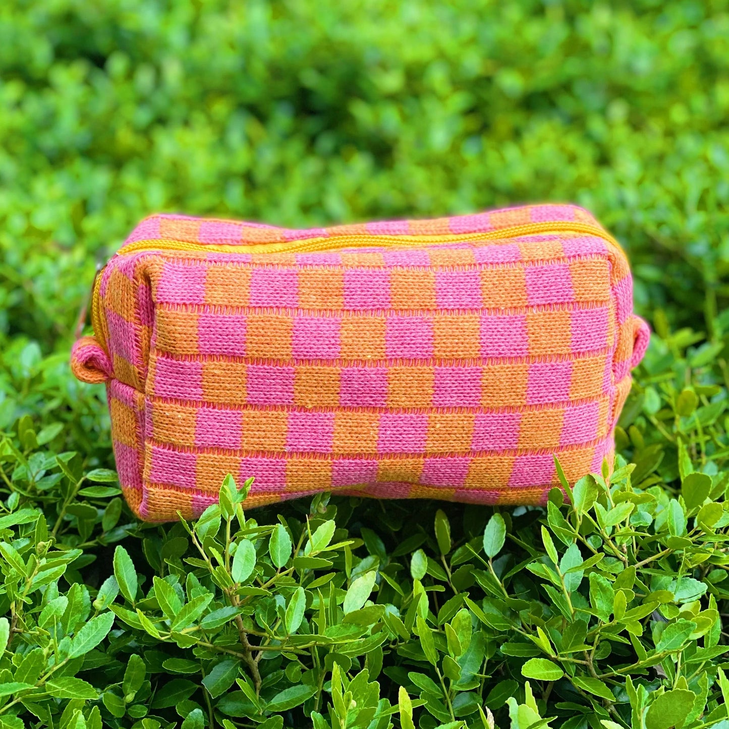 Check Yourself Cosmetic Bag: Pink