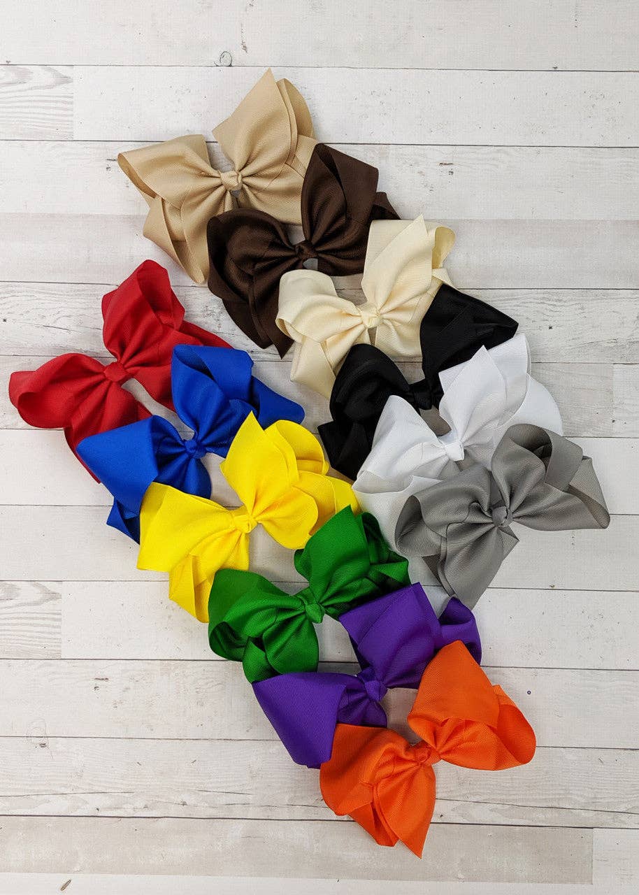 7" Texas-Size Hair Bows (The Hair Bow Company)