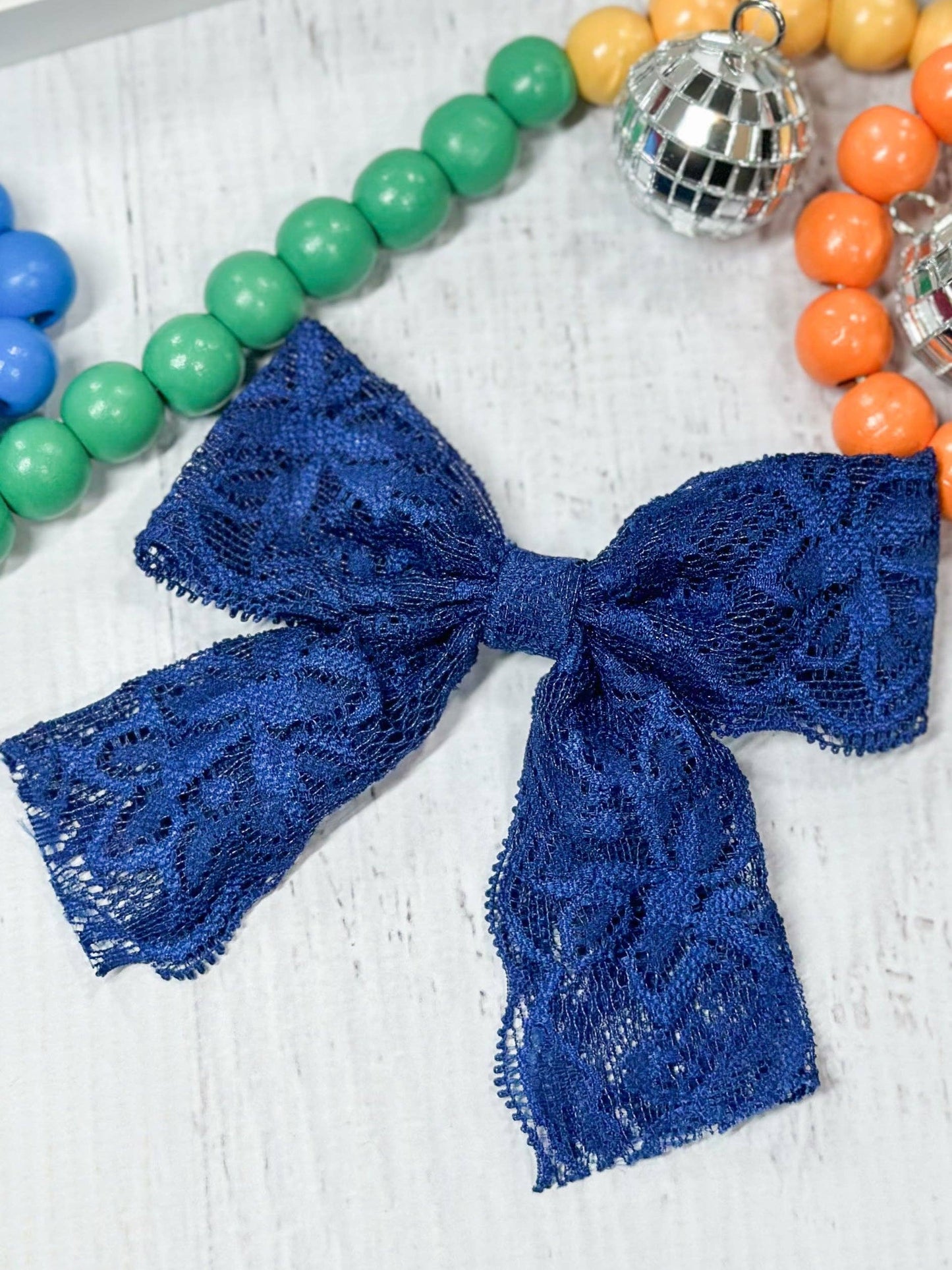 4" Lace Hair Bow (The Hair Bow Company)