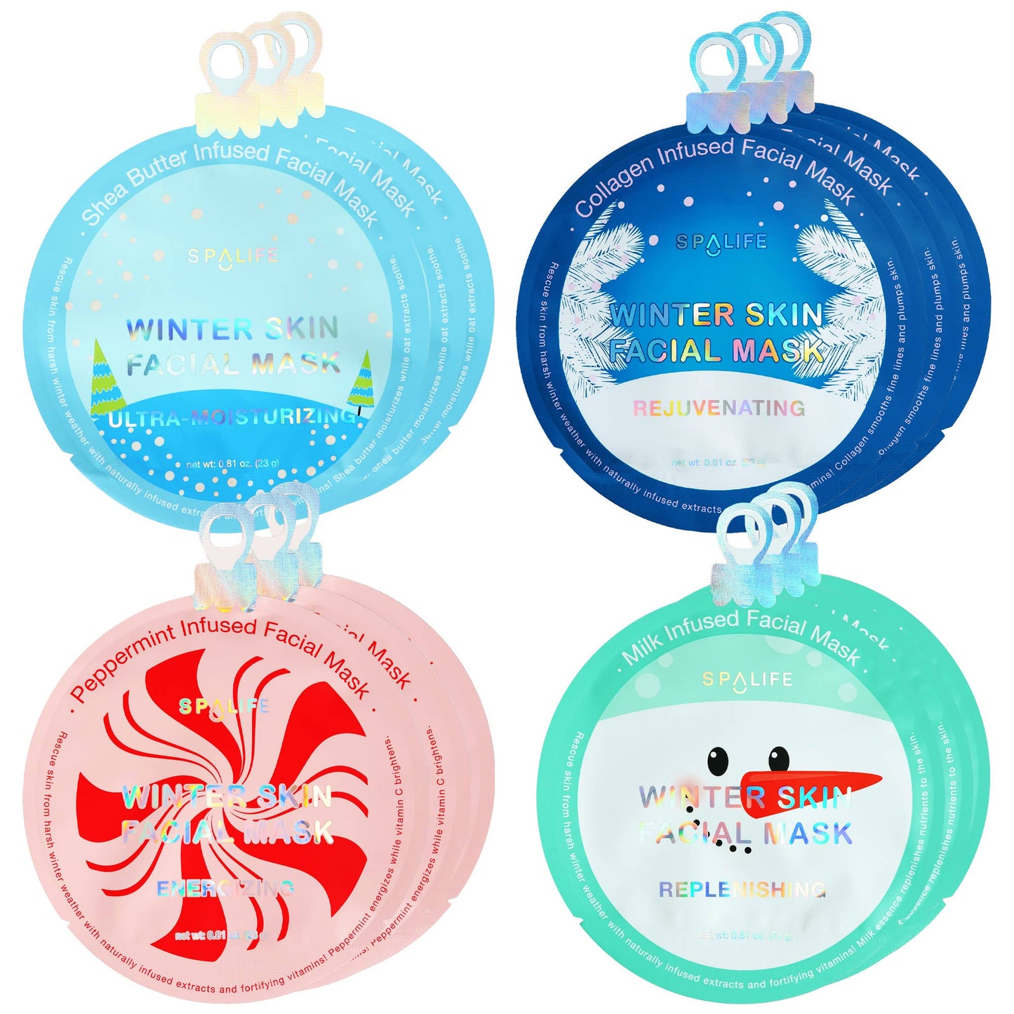 Winter Skin Soothing Facial Masks