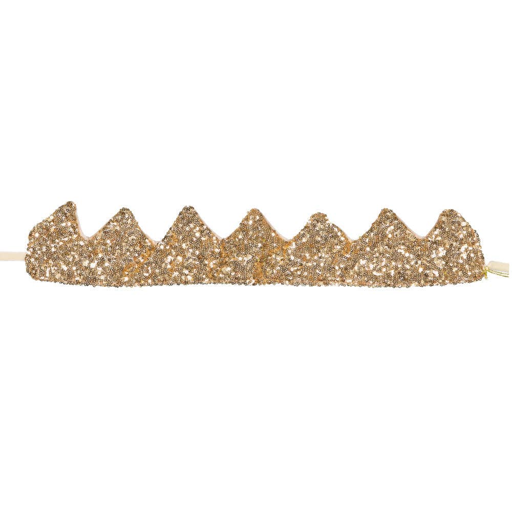 Crown - gold sequins