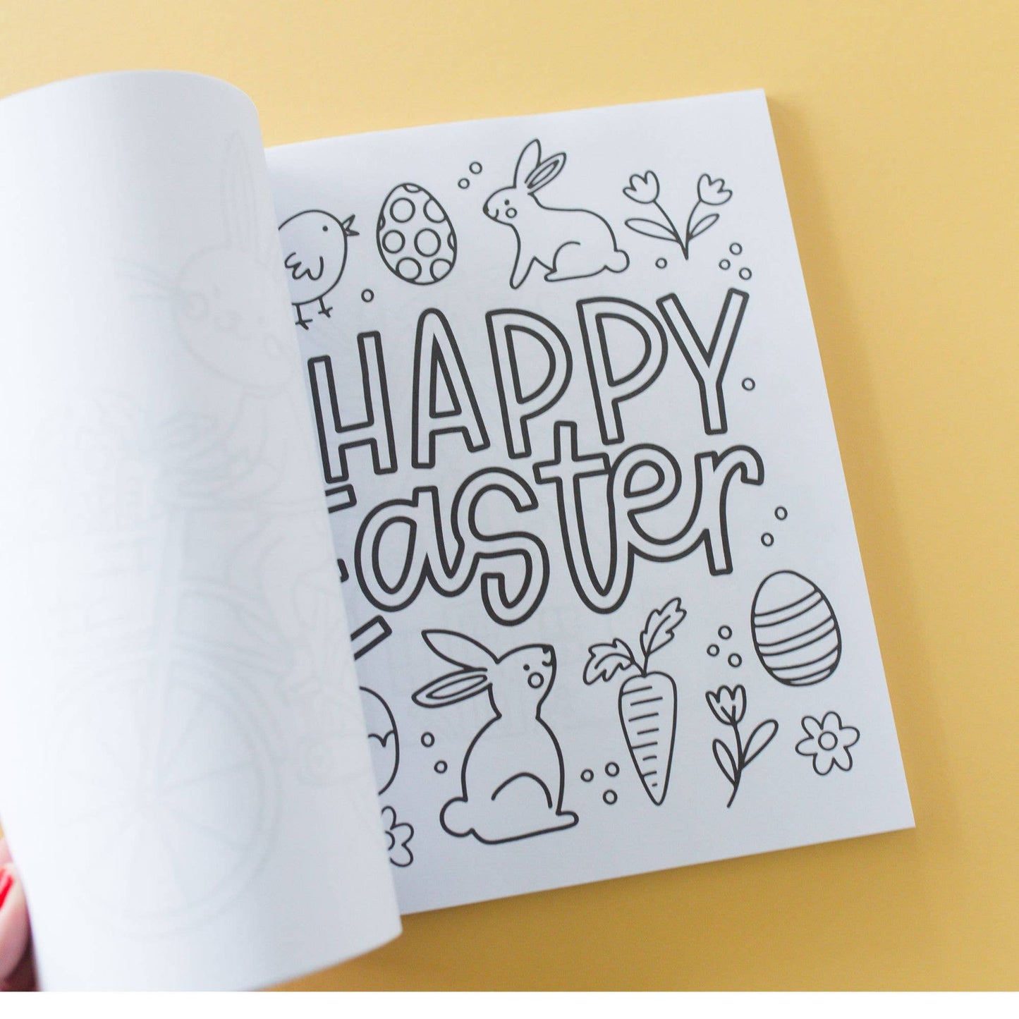 Hello Spring Coloring Book