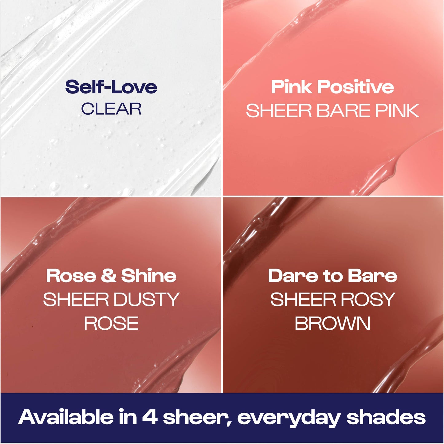 Lip Goals Glossy Lip Balm in Dare to Bare (Sheer Rosy Brown)