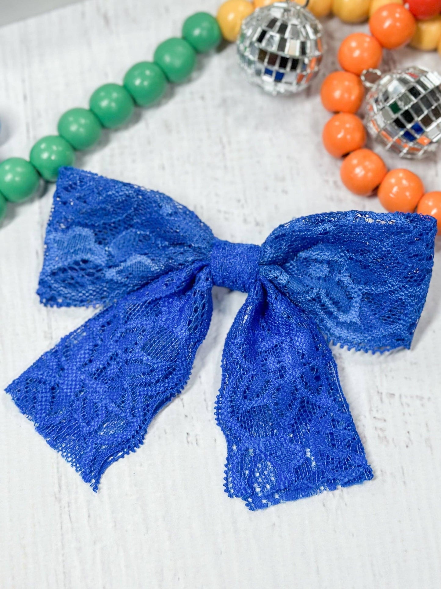 4" Lace Hair Bow (The Hair Bow Company)