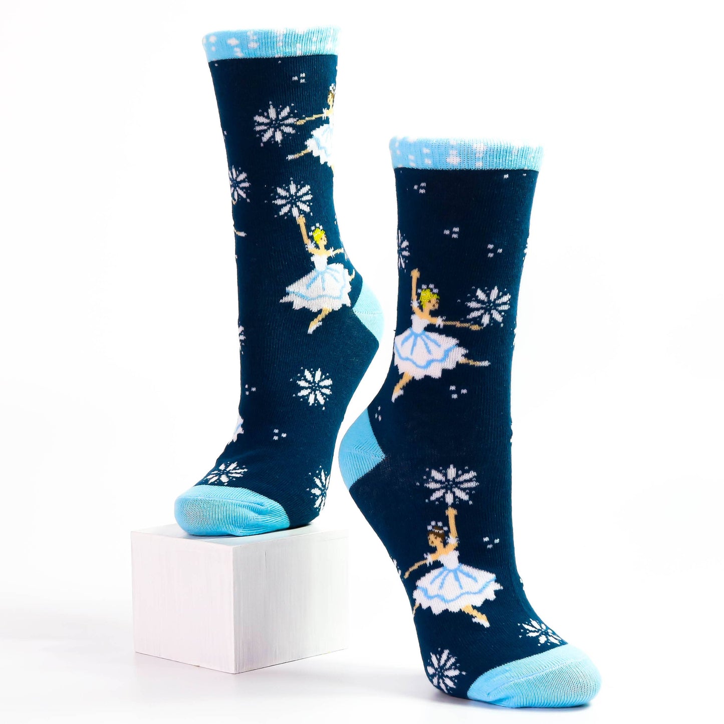 Snow Scene Dancers Lightweight Socks Kids
