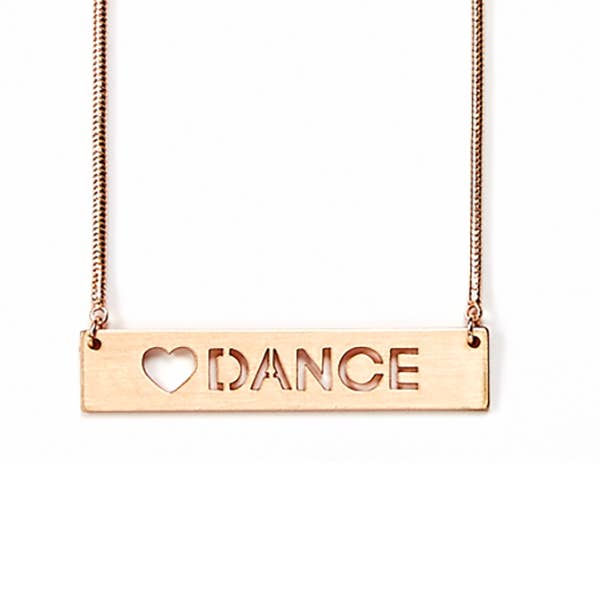 Rose Gold Dance Necklace (Dasha 2772)