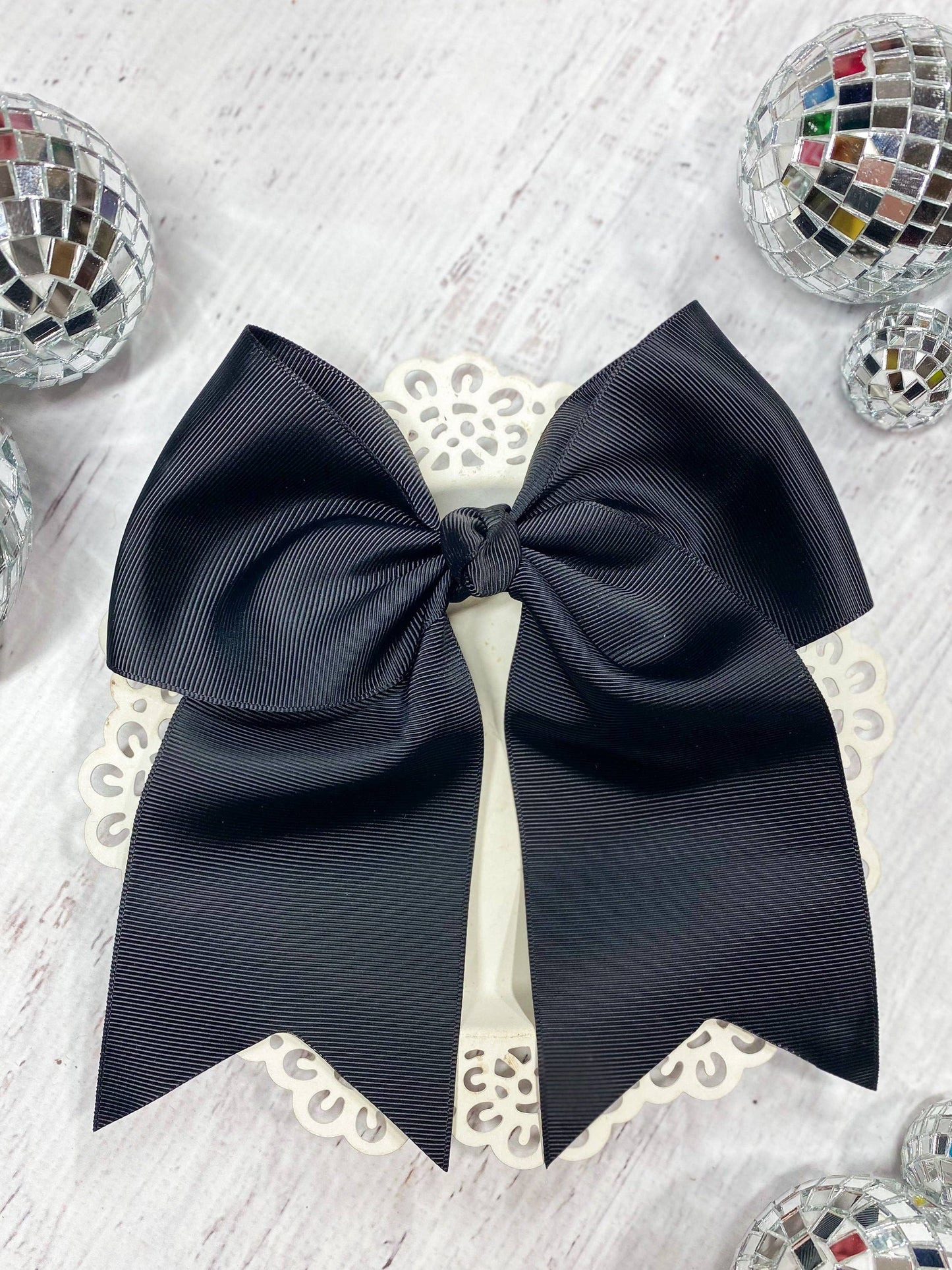 7" Cheer Bow on Pony-O (The Hair Bow Company)