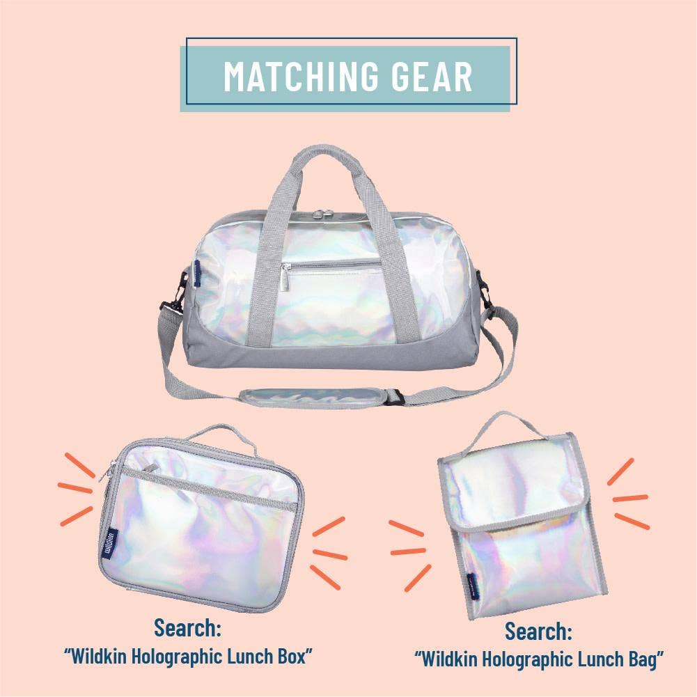 Holographic Overnighter Duffel Bag