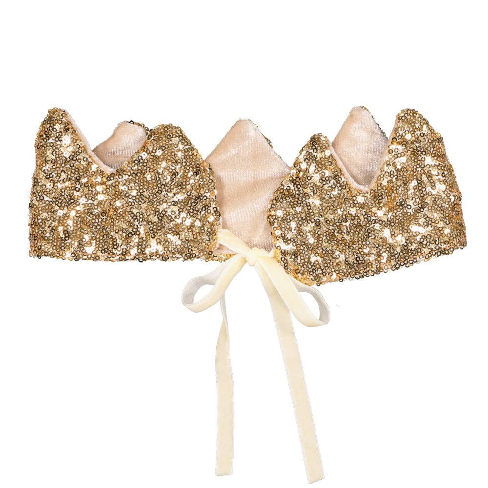 Crown - gold sequins