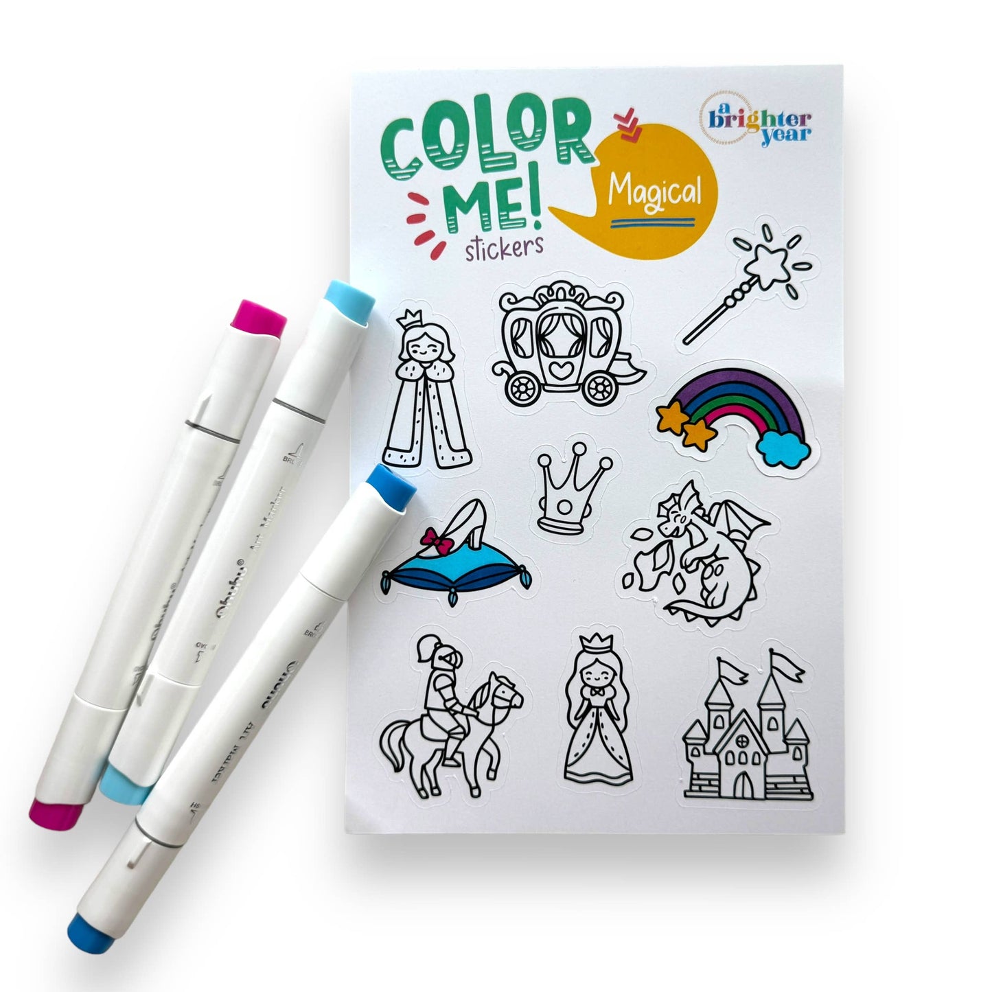 Color Your Own Magical High Quality Sticker for Kids & Baby