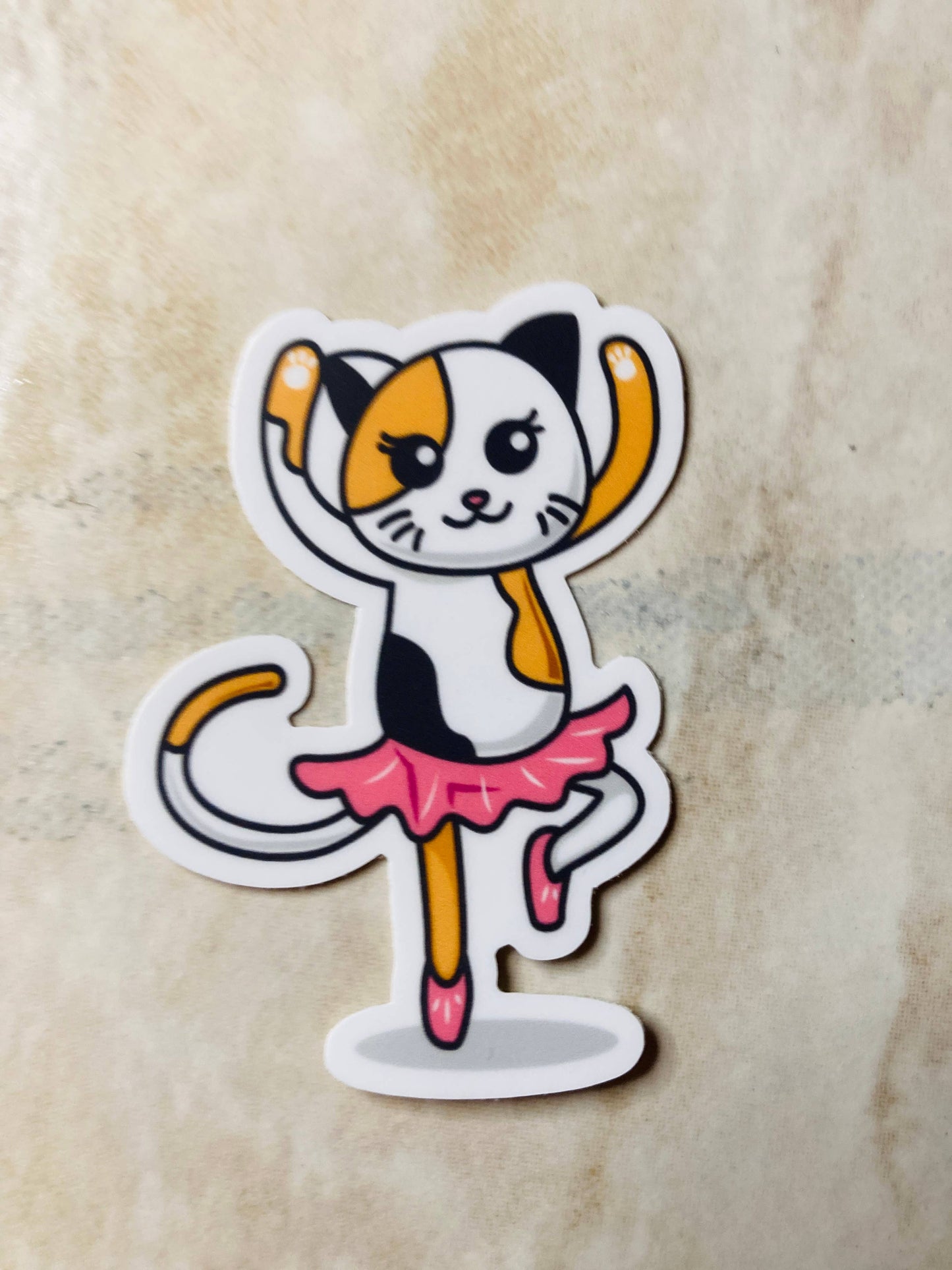 CAT-egories of Dance Vinyl Sticker