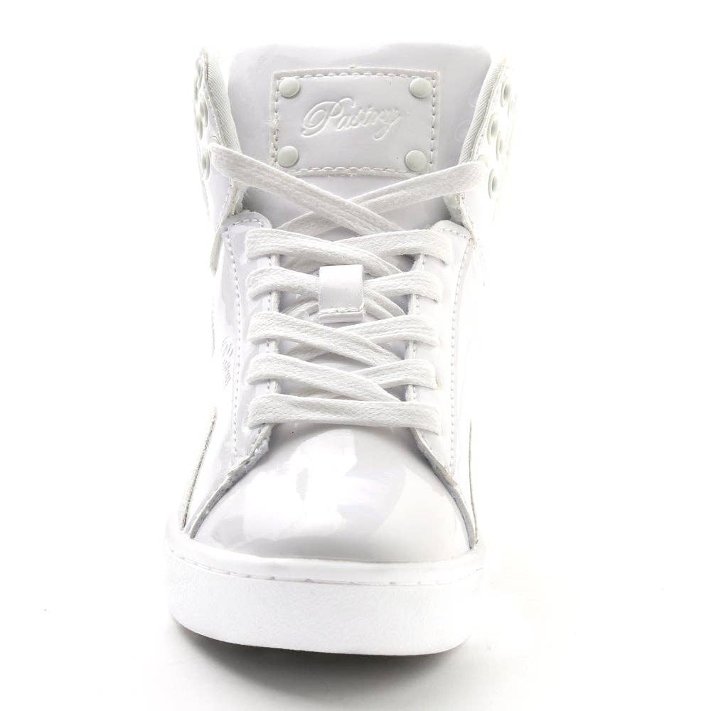 Pastry Pop Tart Glitter Youth Sneaker in White