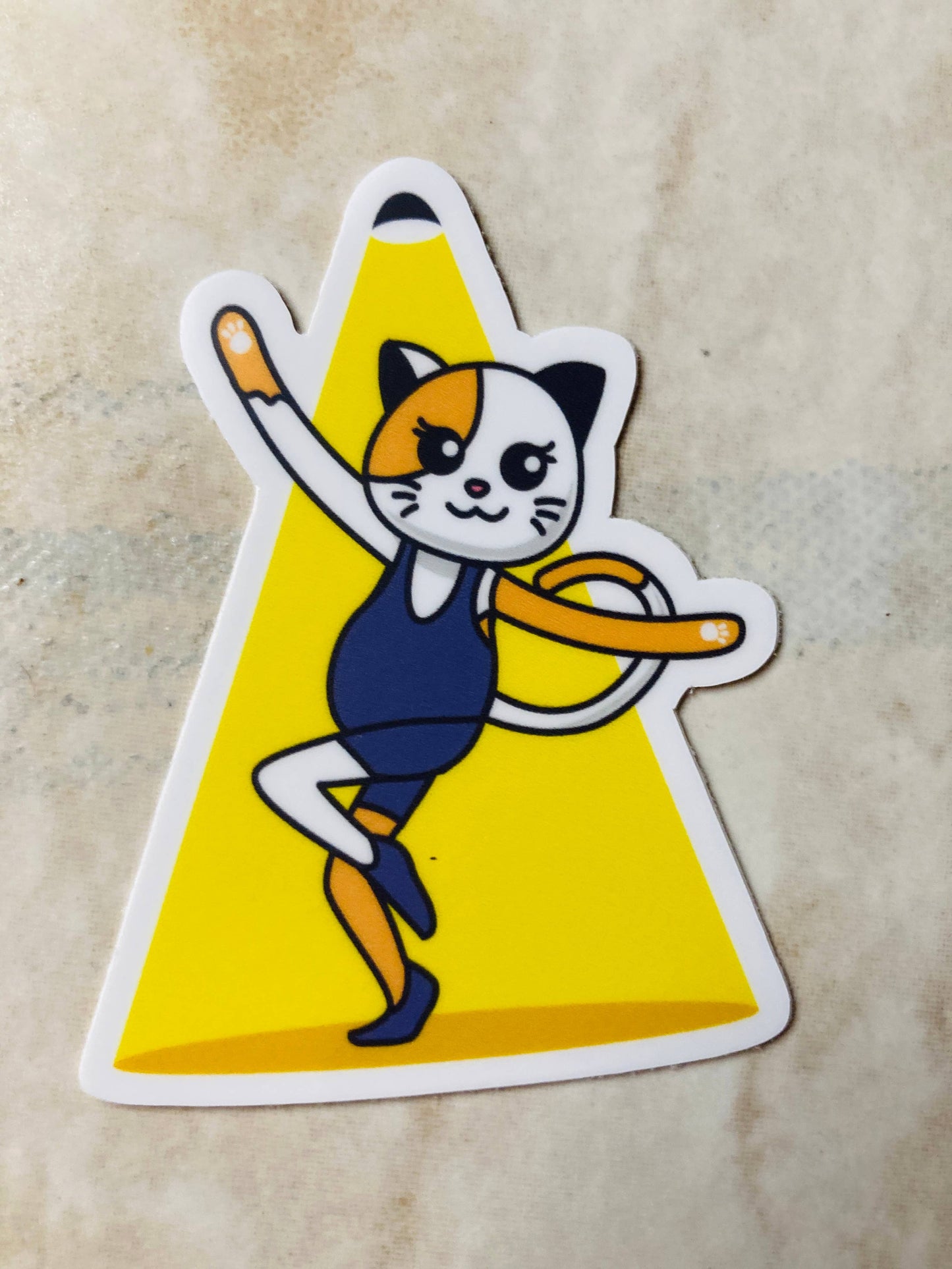 CAT-egories of Dance Vinyl Sticker