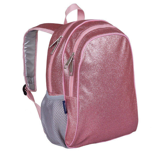 Pink Glitter Backpack - 15 Inch