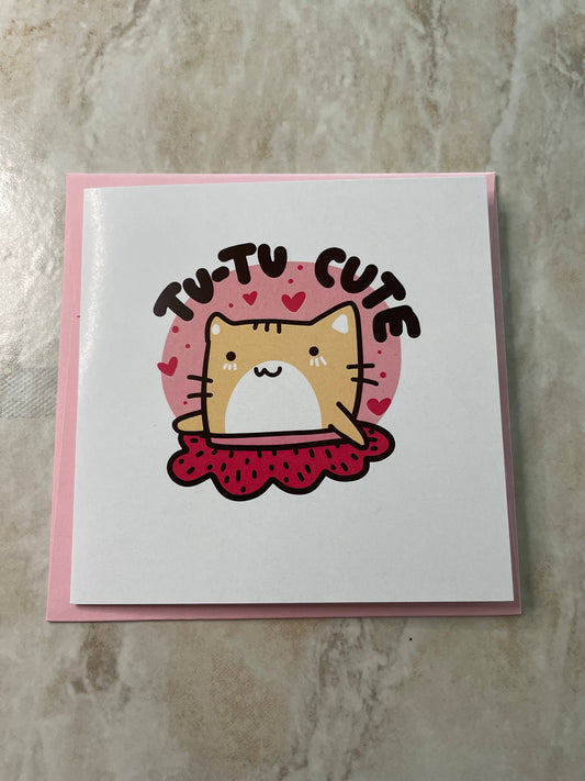 Denali & Co. Tutu Cute Greeting Card