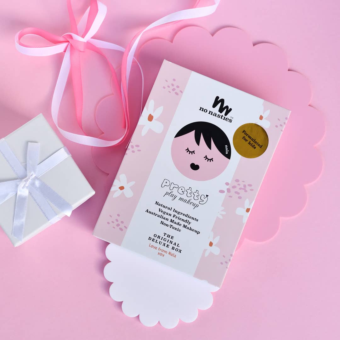 Nala Kids Natural Pressed Powder Pink Makeup Palette Kit