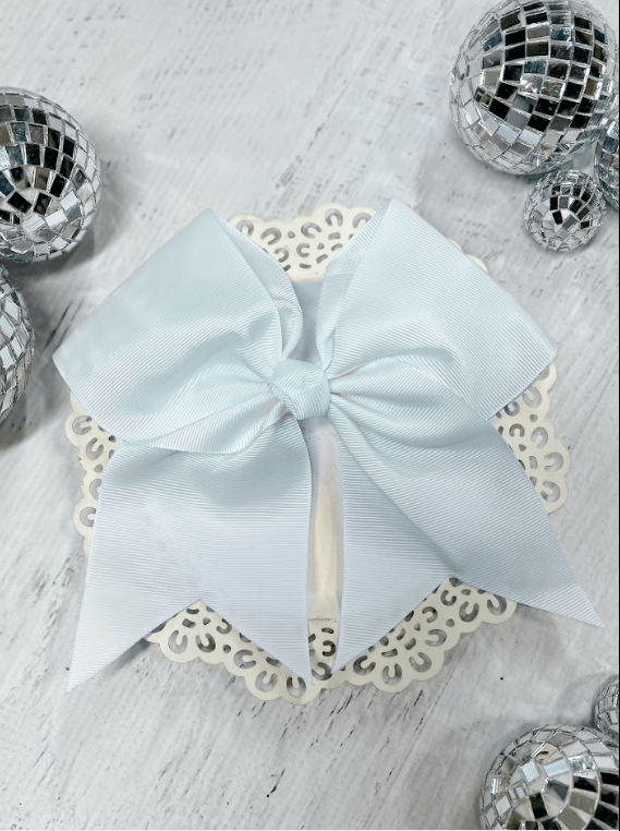7" Cheer Bow on Pony-O (The Hair Bow Company)