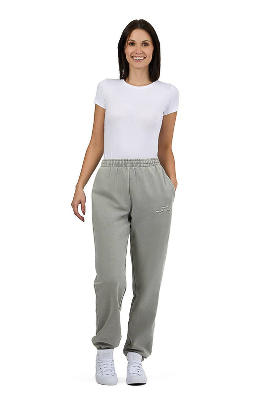 Nova Premium Fleece relaxed sweatpants in Vintage Pearl Grey: L / VINTAGE PEARL GREY