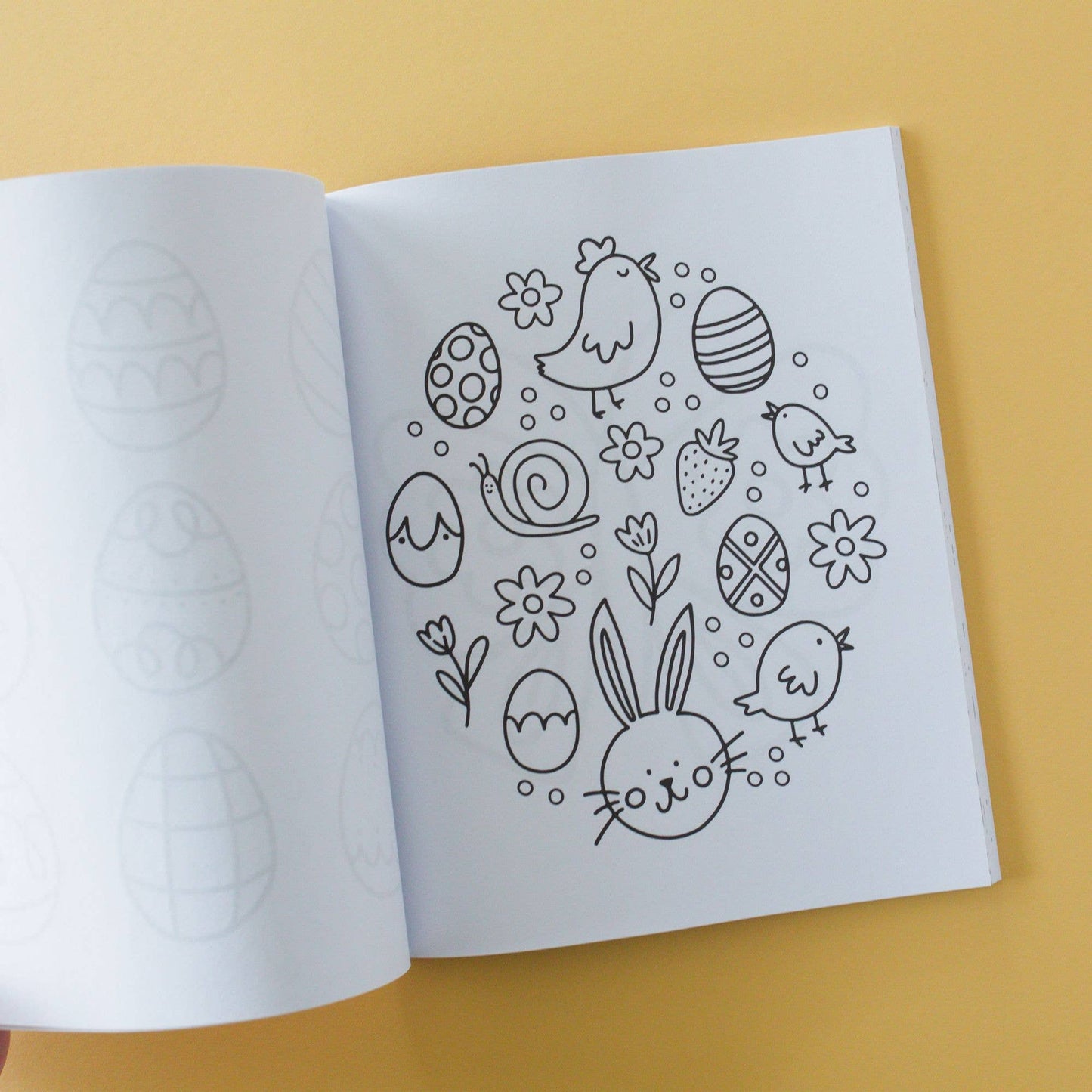 Hello Spring Coloring Book