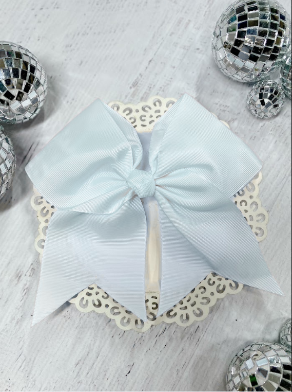 7" Cheer Bow on Pony-O (The Hair Bow Company)