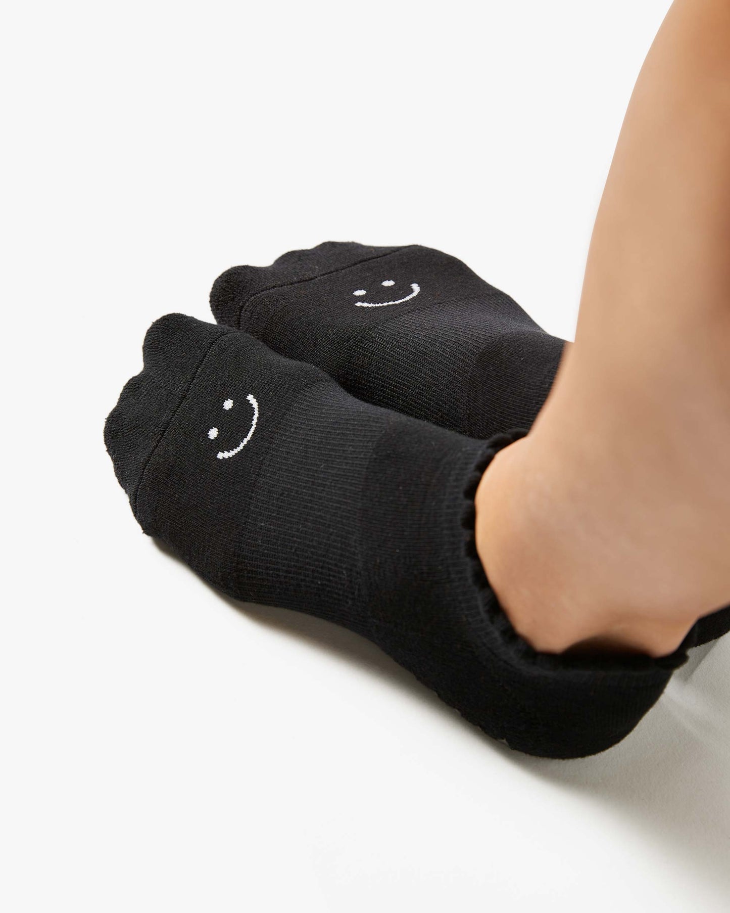Happy Grip Sock: S/M / Black
