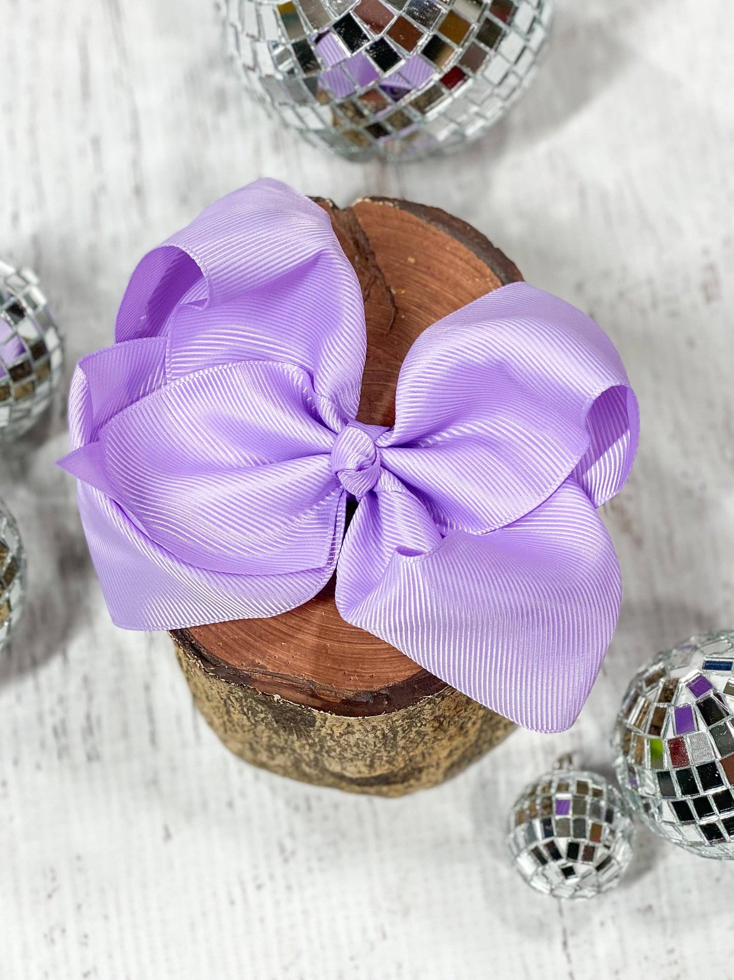 5.5" Classic Oversized Bow on French Clip (The Hair Bow Company)