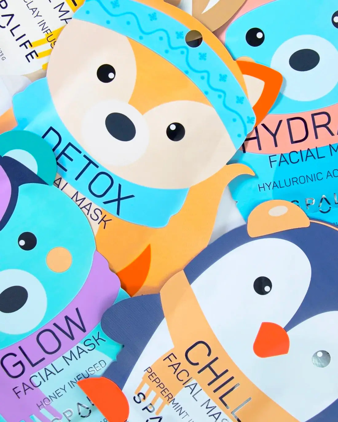 Holiday Snow Buddies Assorted Facial Masks