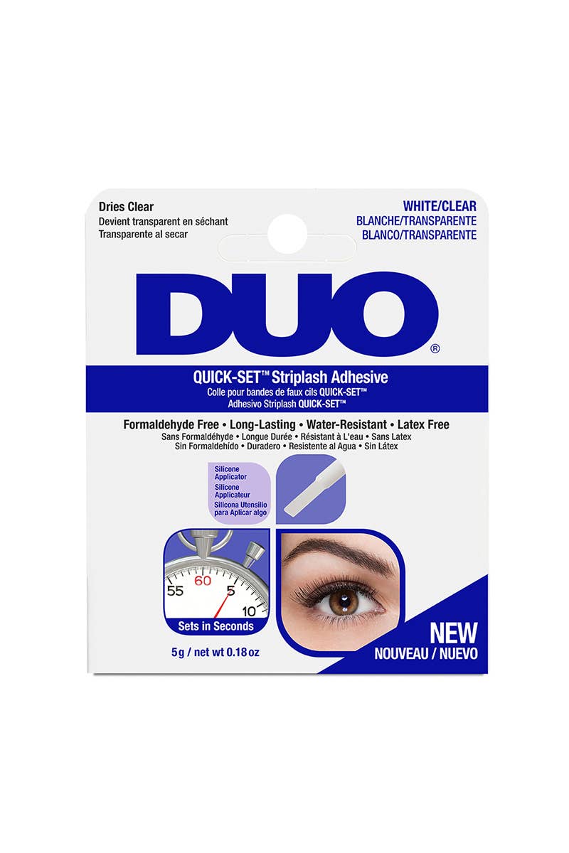 DUO 67583 Quick-Set Lash Adhesive White/Clear - 6pc