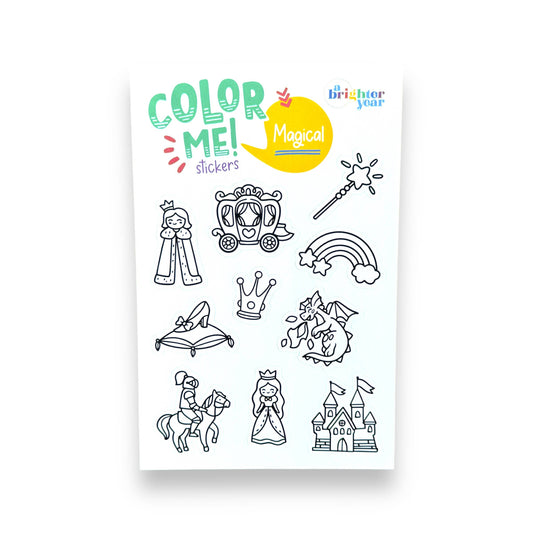 Color Your Own Magical High Quality Sticker for Kids & Baby