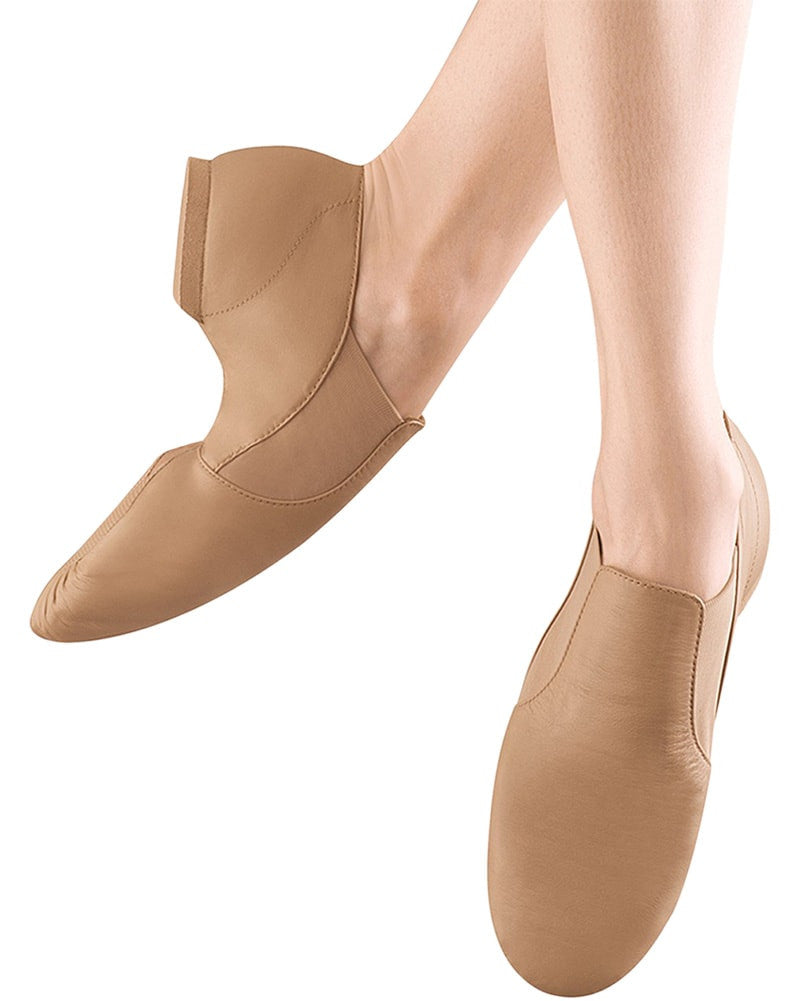 Bloch Elasta Bootie Slip On Leather Jazz Shoes - S0499L Womens/Mens