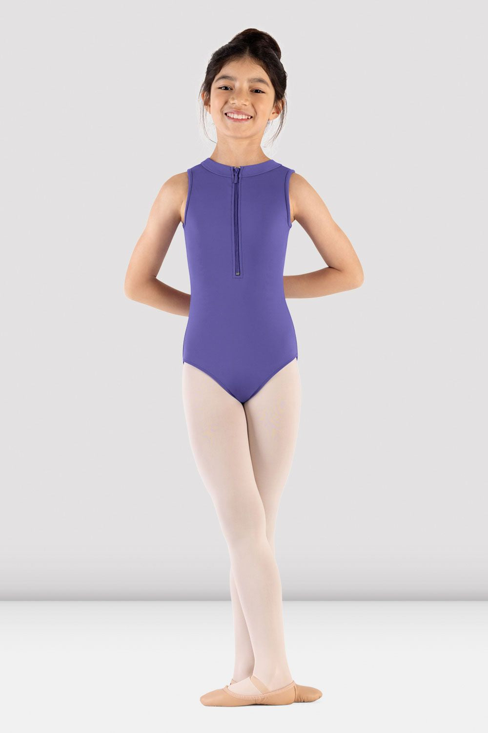 Mirella Majesty Zip Front Leotard (Bloch M495C)