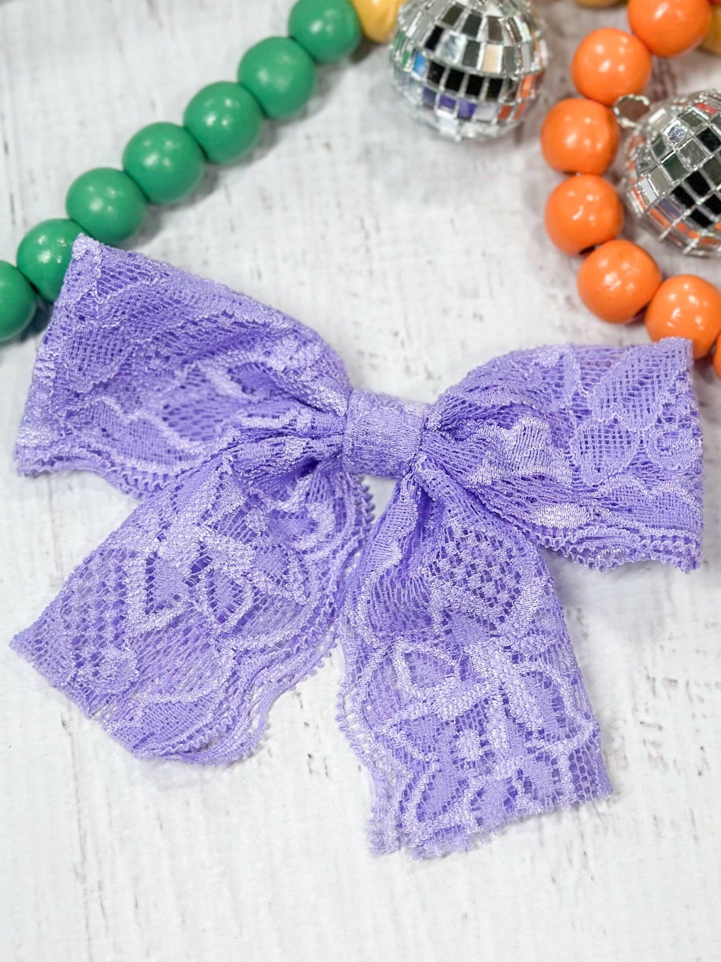 4" Lace Hair Bow (The Hair Bow Company)