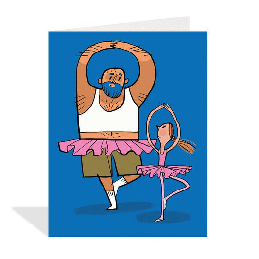 Two Ballerinas - Father's Day Card