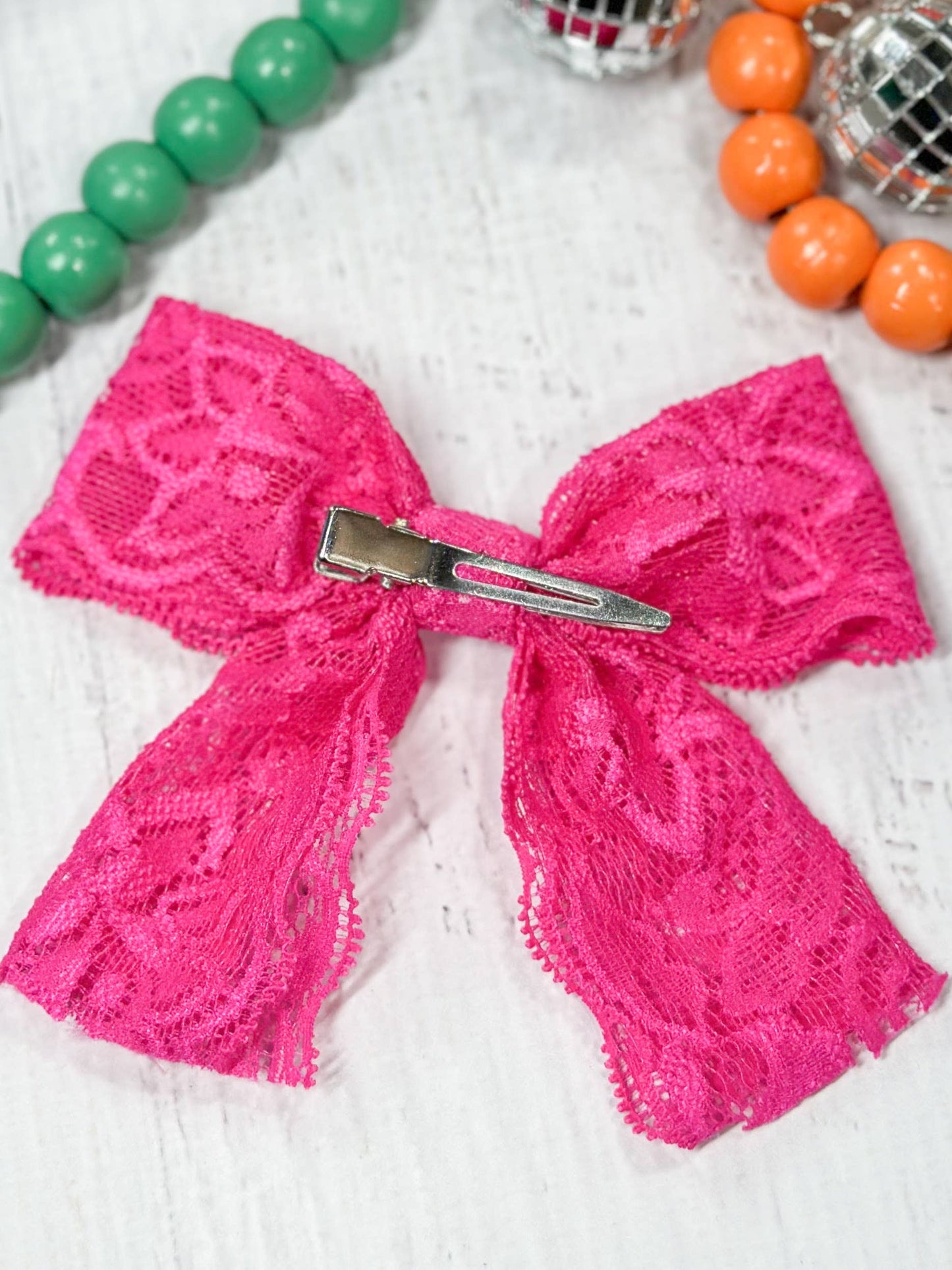 4" Lace Hair Bow (The Hair Bow Company)