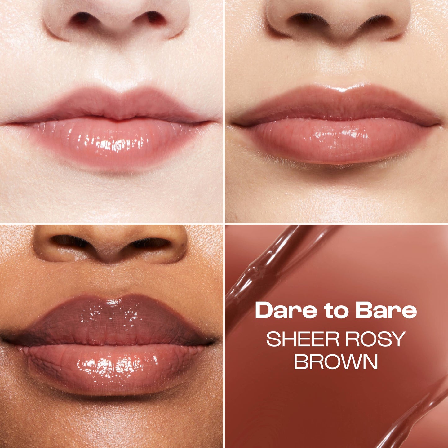 Lip Goals Glossy Lip Balm in Dare to Bare (Sheer Rosy Brown)