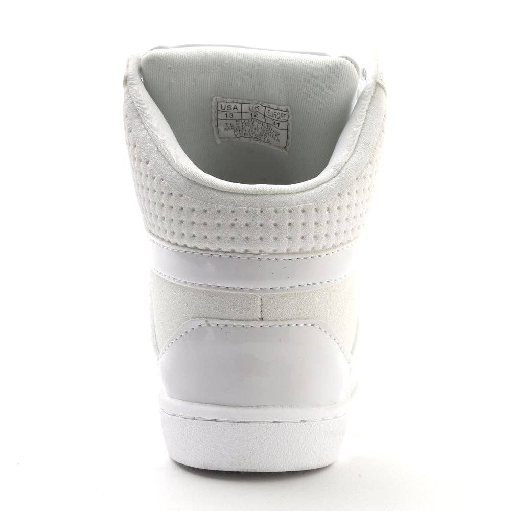 Pastry Pop Tart Glitter Youth Sneaker in White