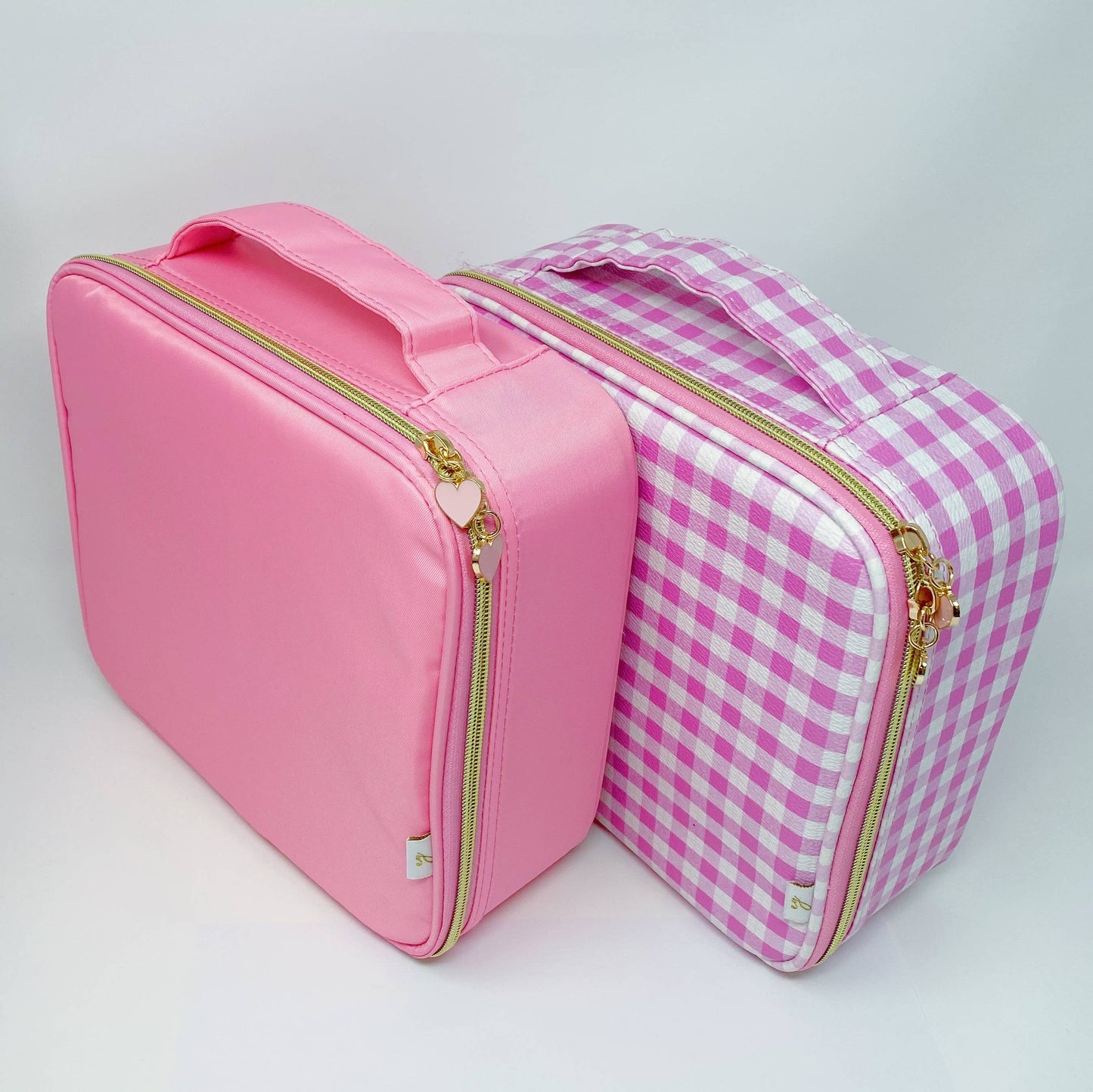 Glam Girl Cosmetic Case: Solid Pink