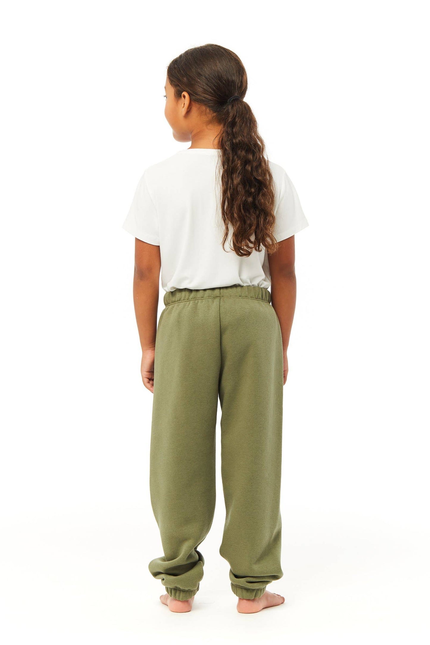 Niki kids fleece sweatpants in olive