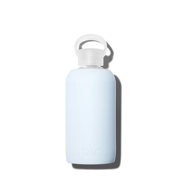 Silicone sleeve glass water bottle (BKR)